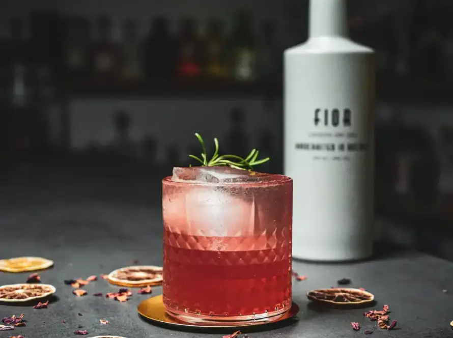 Der Cocktail "Fior di Fragola" nach dem Rezept von David Gran