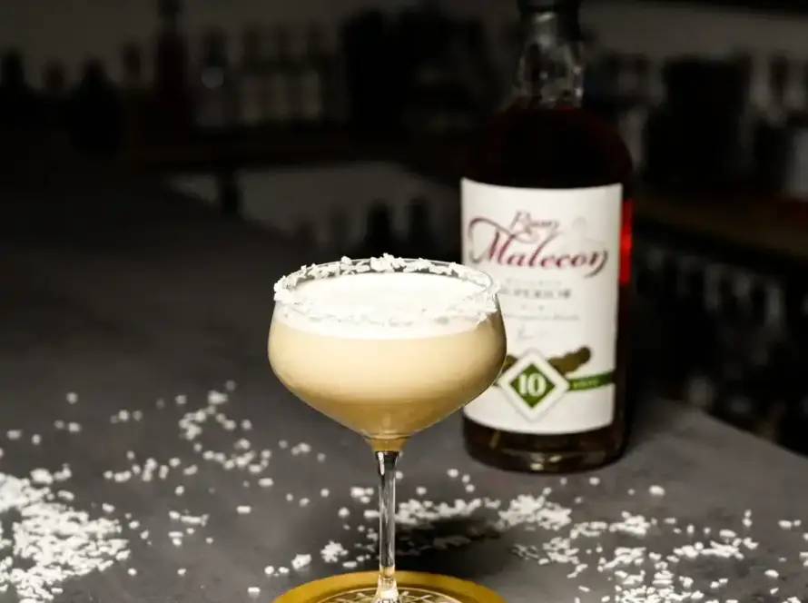 Der Cocktail "Panama Colada" nach dem Rezept von David Gran