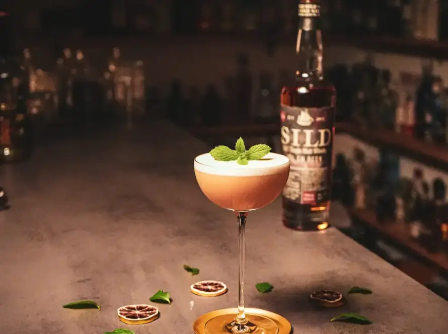 Der Cocktail "Backlava auf Sylt" nach dem Rezept von David Gran