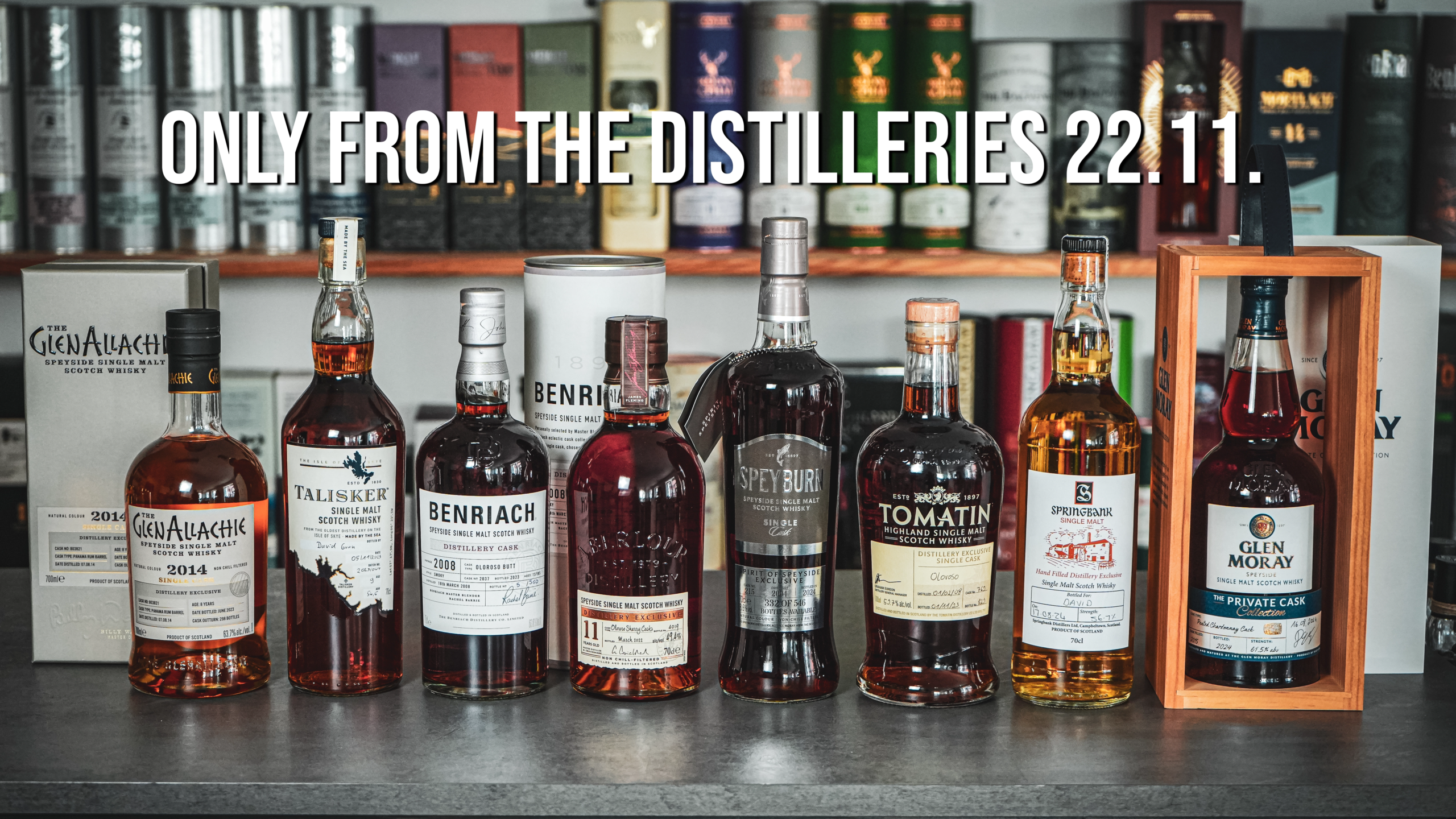 Header Only From the Distilleries Tasting