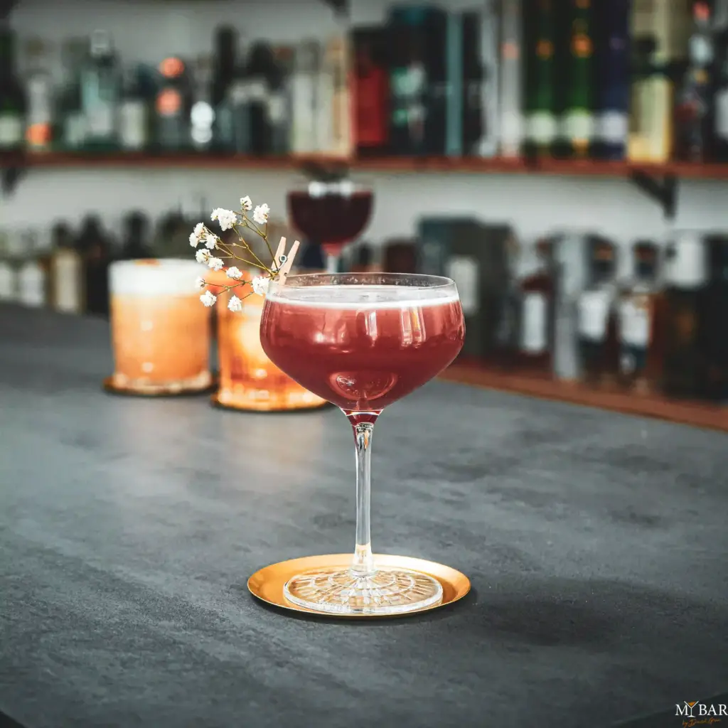 Ein Bild des Millionaire Cocktails von Mixologe und Bartender David Gran