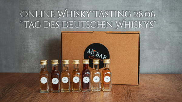 Ein Bild des Whisky Tasting Sets zum Tag des deutschen Whiskys.