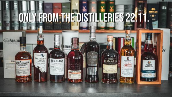 Bild des Lineups für das Only from the Distilleries Tasting am22. November