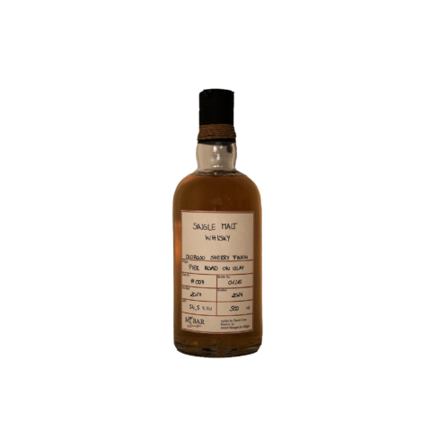 Ein Bild des Pier Road Single Malt Whiskys mit Oloroso Sherry Finish von myBar by David Gran.