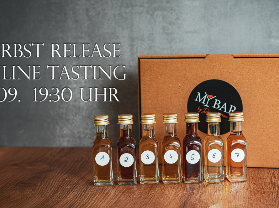 Ein Bild des Whisky Tasting Sets für den Herbst Release