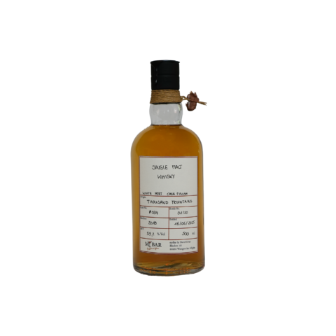 Ein Bild des Thousand Mountains Whiskys aus dem White Port Fass von myBar by David Gran.