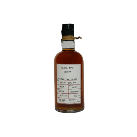 Ein Bild des Heiligen Berg Feld Whiskys aus einem PX Sherry Fass von myBar by David Gran.