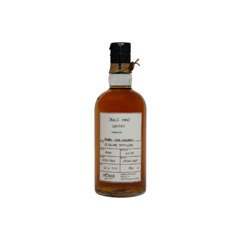 Ein Bild des St. Kilian Distillers Single Malt Whisky aus dem Sherry Fass von myBar by David Gran.