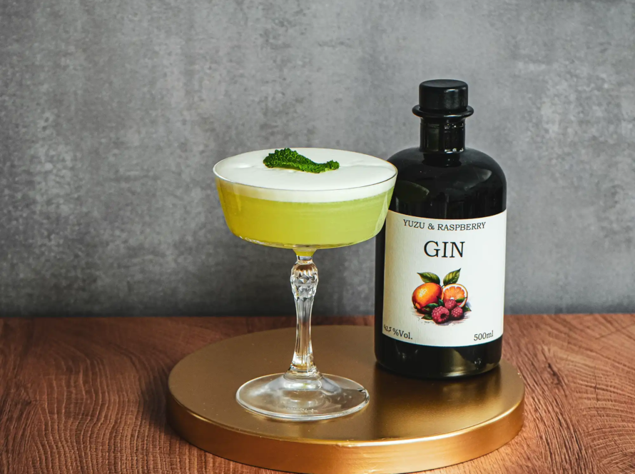Ein Bild des Neongrün Cocktails