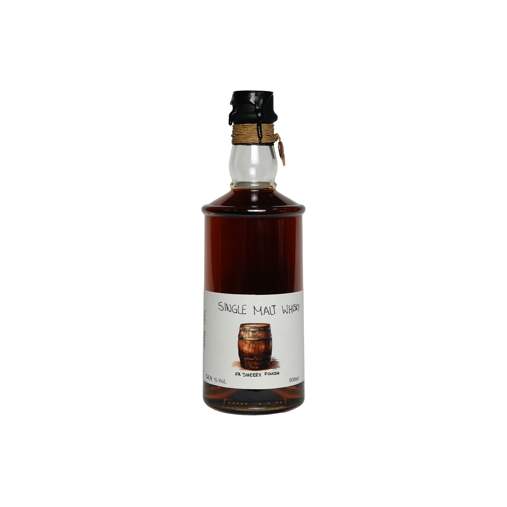 Ein Bild des Silky Raisin Single Malt Whiskys.