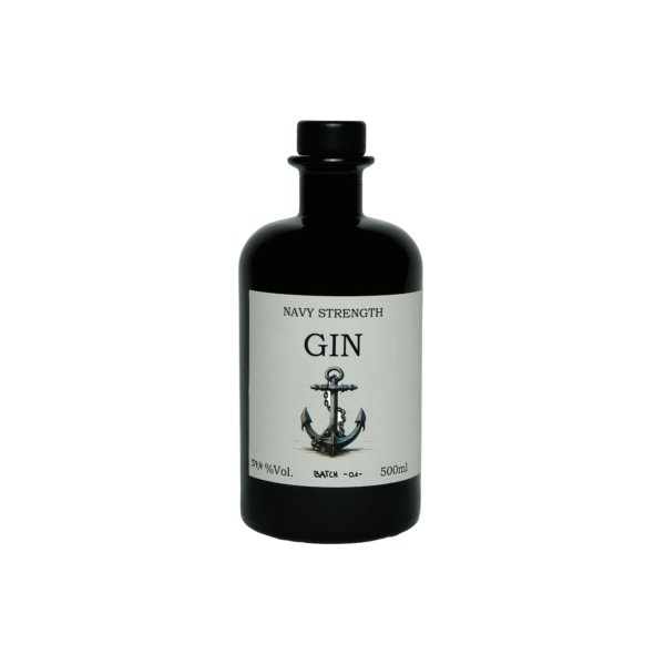 Ein Bild des Navy Strength Gins von myBar by David Gran.