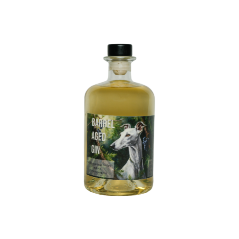 Ein Bild des Windspiel Gins aus einem Chardonnay Fass von myBar by David Gran.