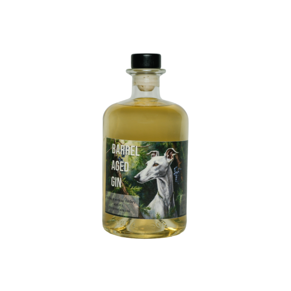 Ein Bild des Windspiel Gins aus einem Chardonnay Fass von myBar by David Gran.