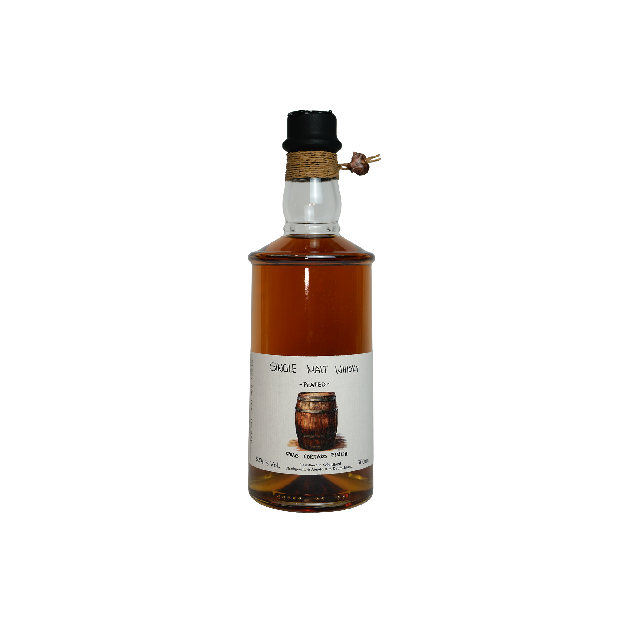 Ein Bild des Sticky Ash from the Bay Single Malt Whiskys.