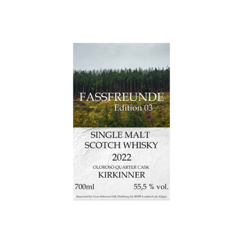 Ein Bild des Fassfreunde Edition No. 03 Single Malt Whiskys