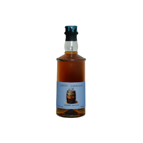 Ein Bild des Whisky Experiments No. XV aus dem Blaubeer Fass.