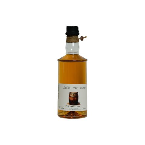 Ein Bild des Orange Blossom Single Malt Whiskys.