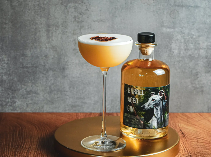 Ein Bild des Kupferkrone Cocktails.