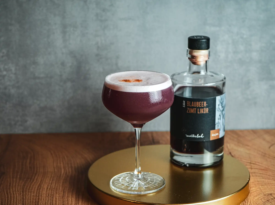 Ein Bild des Winternachts Traum Cocktails.